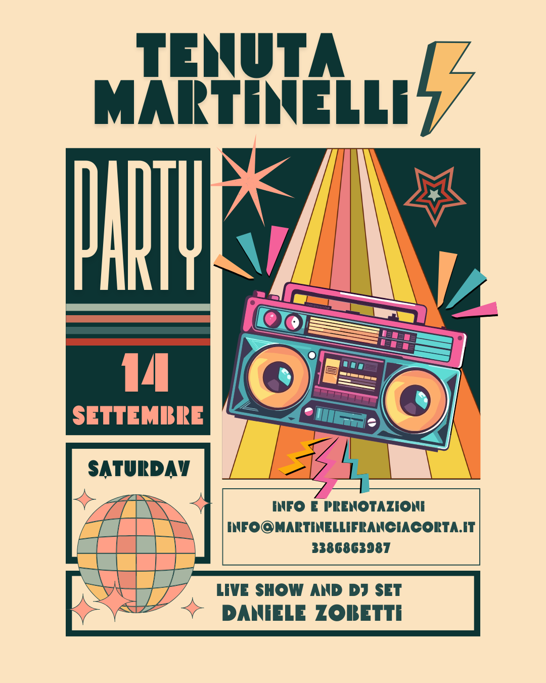 TENUTA MARTINELLI PARTY